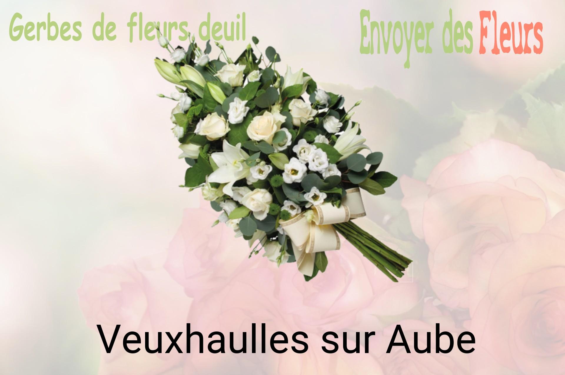 Gerbe de fleurs de deuil livrée à Veuxhaulles-sur-Aube