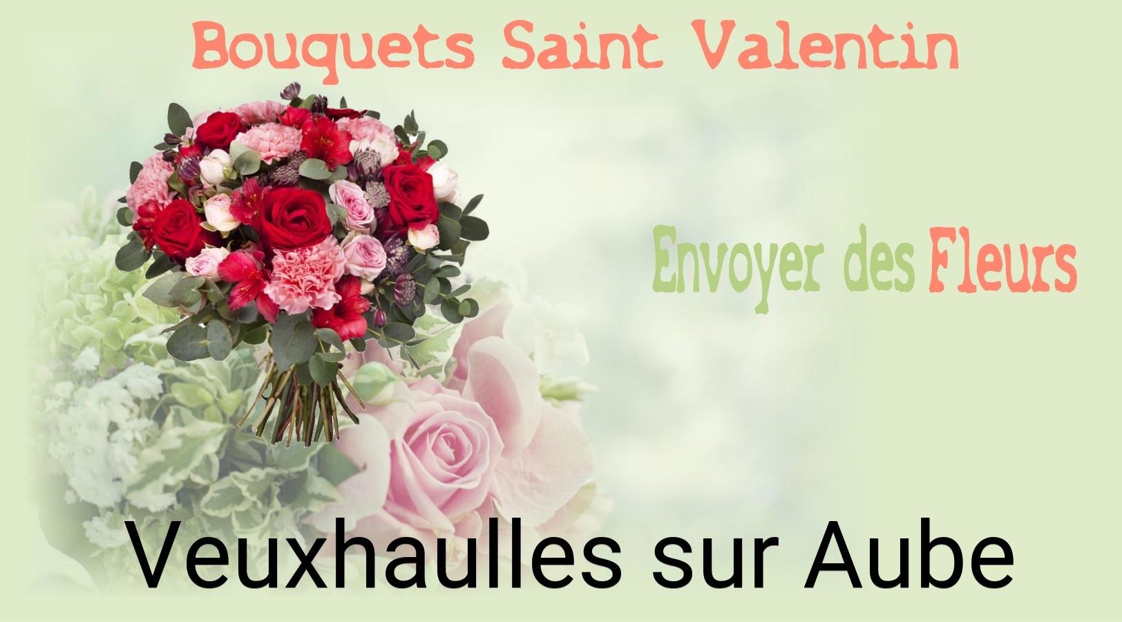 Roses de Saint-Valentin livrées à Veuxhaulles-sur-Aube
